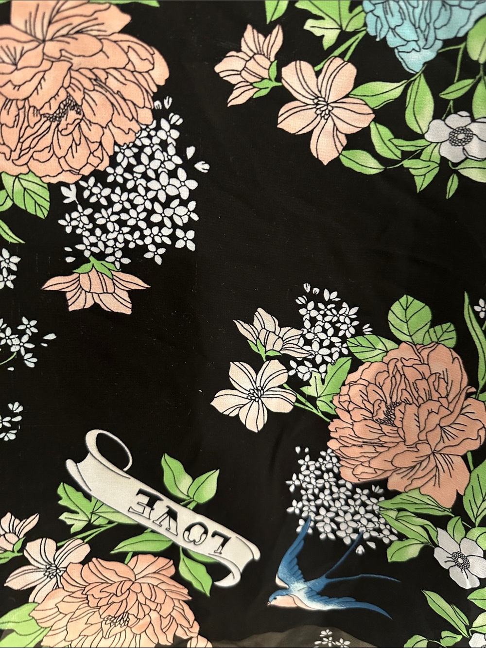 Torrid Black Floral Spaghetti-Strap Camisole Size: 3 - Picture 2 of 6
